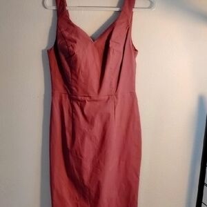 NWT Elegant Pink Sleeveless Dress Sz M